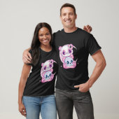 Pastel Goth Panda And Skulls Creepy Anime Ga T-shirt (Unisex)