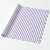 Pastel Goth Pasen Lavendel Gestreepte Alternatief Cadeaupapier (Uitgerold)
