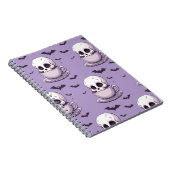 Pastel Goth Skull in Teacup Notitieboek (Rechterzijde)