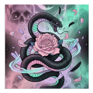 Pastel Goth Slang & Roos Perfect Poster