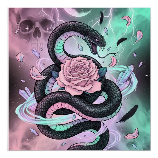 Pastel Goth Slang & Roos Perfect Poster (Voorkant)