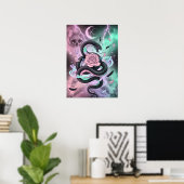 Pastel Goth Slang & Roos Poster (Thuiskantoor)