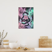 Pastel Goth Slang & Roos Poster (Keuken)