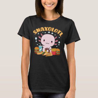 Pastel Goth Snaxolotl Kawaii Axolotl Etenliefhebbe T-shirt