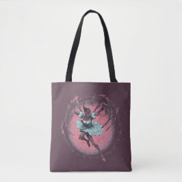 Pastel Goth Spin Ballerina Boodschappentas Tote Bag