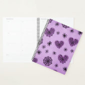Pastel Goth Spinneweb Harten Planner (Display)