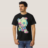 Pastel Goth Teddy Bear  T-shirt (Voorkant volledig)