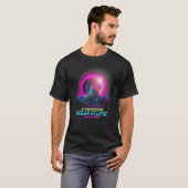 Pastel Goth Vaporwave I Survived Total Solar Eclip T-shirt (Voorkant volledig)