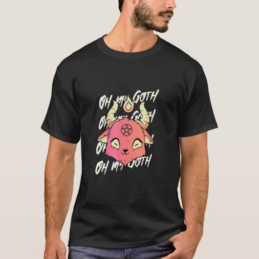 Pastel Gothic Aesthetisch Oh mijn Gothic T-shirt (Voorkant)