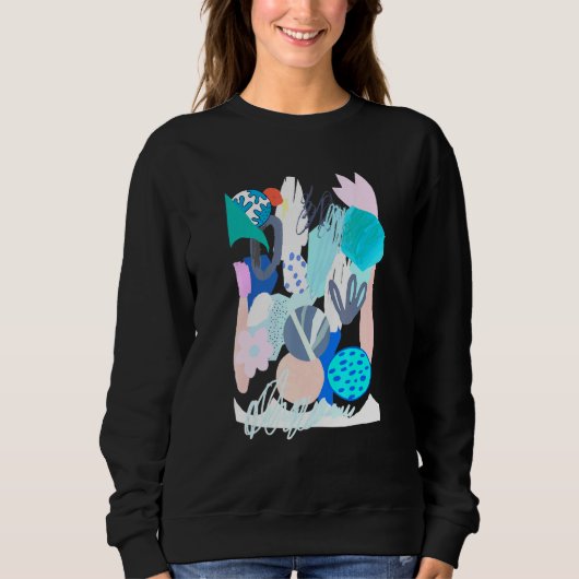 Pastel Gothic Art Cool Abstract ART T-shirt (Voorkant)