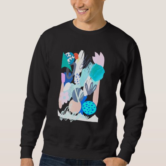 Pastel Gothic Art Cool Abstract ART T-shirt (Voorkant)