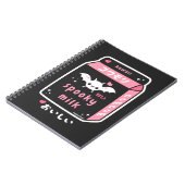 Pastel Gothic Bat Milk Notitieboek (Linkerzijde)
