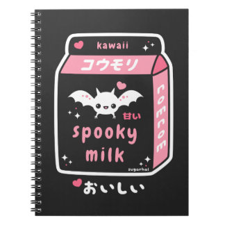 Pastel Gothic Bat Milk Notitieboek