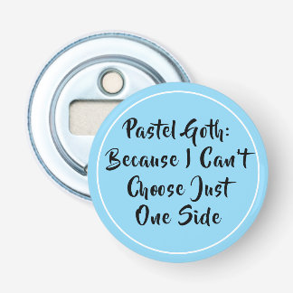Pastel-Gothic Button Flesopener
