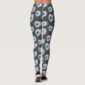 Pastel Gothic Candy Eyeball Pattern Leggings (Achterkant)