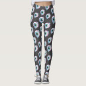 Pastel Gothic Candy Eyeball Pattern Leggings (Voorkant)