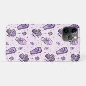 Pastel Gothic Coffins Patroon Case-Mate iPhone Case (Achterkant (horizontaal))