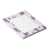 Pastel Gothic Coffins Patroon Notitieblok (Schuin)