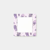 Pastel Gothic Coffins Patroon Post-it® Notes (Voorkant)