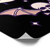 Pastel Gothic Creepy Kawaii Gift Chibi Halloween Poster (Hoek)