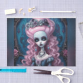 Pastel Gothic Creepy Marie Antionette Decoupage Tissuepapier (Craft)