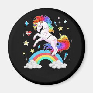 Pastel Gothic Creepy Unicorn Wiccan Kawaii Menhera Magneet
