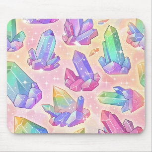 Pastel Gothic Crystal Pattern Pareltjes Kawaii Muismat