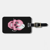 Pastel Gothic Cute Skull Funny Gothic Bagagelabel (Voorkant horizontaal)