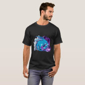 Pastel Gothic Dragon Crystal Mythical Creature Fan T-shirt (Voorkant volledig)