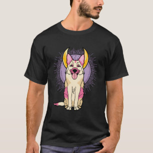 Pastel Gothic Duitse Herder Hond GSD Kawaii Occult T-shirt