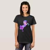 Pastel Gothic Eenhoorn Vaporwave T-shirt (Voorkant volledig)