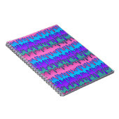 Pastel Gothic Emo Scene Drippy Pattern Notitieboek (Rechterzijde)