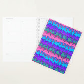 Pastel Gothic Emo Scene Drippy Pattern Planner (Display)