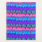 Pastel Gothic Emo Scene Drippy Pattern Planner (Voorkant)