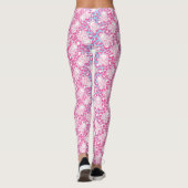 Pastel Gothic Esthetische Luipaard Print Jolly Rog Leggings (Achterkant)
