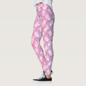 Pastel Gothic Esthetische Luipaard Print Jolly Rog Leggings (Links)