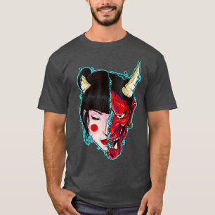 Pastel Gothic Geisha Hannya Mask Shapeshifter T-shirt