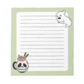 Pastel Gothic Ghoul & Ghost Notitieblok (Voorkant)