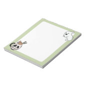 Pastel Gothic Ghoul & Ghost Notitieblok (Linkerzijde)