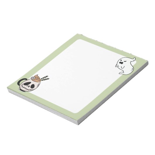 Pastel Gothic Ghoul & Ghost Notitieblok (Linkerzijde)