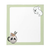Pastel Gothic Ghoul & Ghost Notitieblok (Voorkant)
