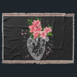 Pastel Gothic Gift Cardioloog Human Heart Deken<br><div class="desc">Pastel Gothic Gift Cardioloog Human Heart</div>