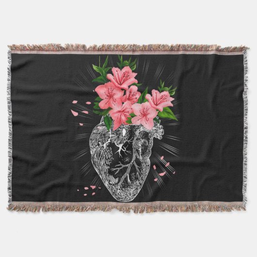 Pastel Gothic Gift Cardioloog Human Heart Deken (Voorkant)