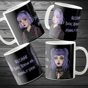 Pastel Gothic Gotische grillige fantasie grillighe Koffiemok