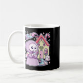 Pastel Gothic Grim Reaper Xmas Halloween Easy Cost Koffiemok (Links)