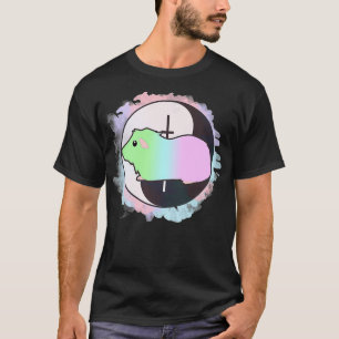 Pastel Gothic Guinee Pig Yin Yang Design Premium T-shirt