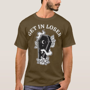 Pastel Gothic Halloween esthetisch, ga in de losse T-shirt