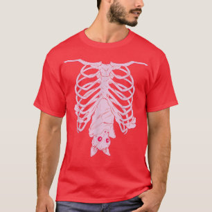 Pastel Gothic Halloween Kawaii Skeleto T-shirt
