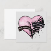 Pastel Gothic Heart | Emotioneel en onbeweeglijk (Voorkant / Achterkant)