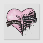 Pastel Gothic Heart | Emotioneel en onbeweeglijk (Voorkant)